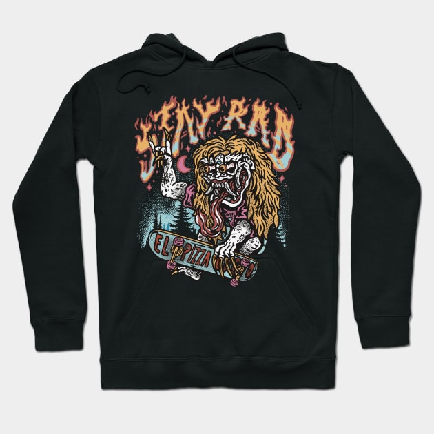 stay rad Hoodie by elpizzaloco